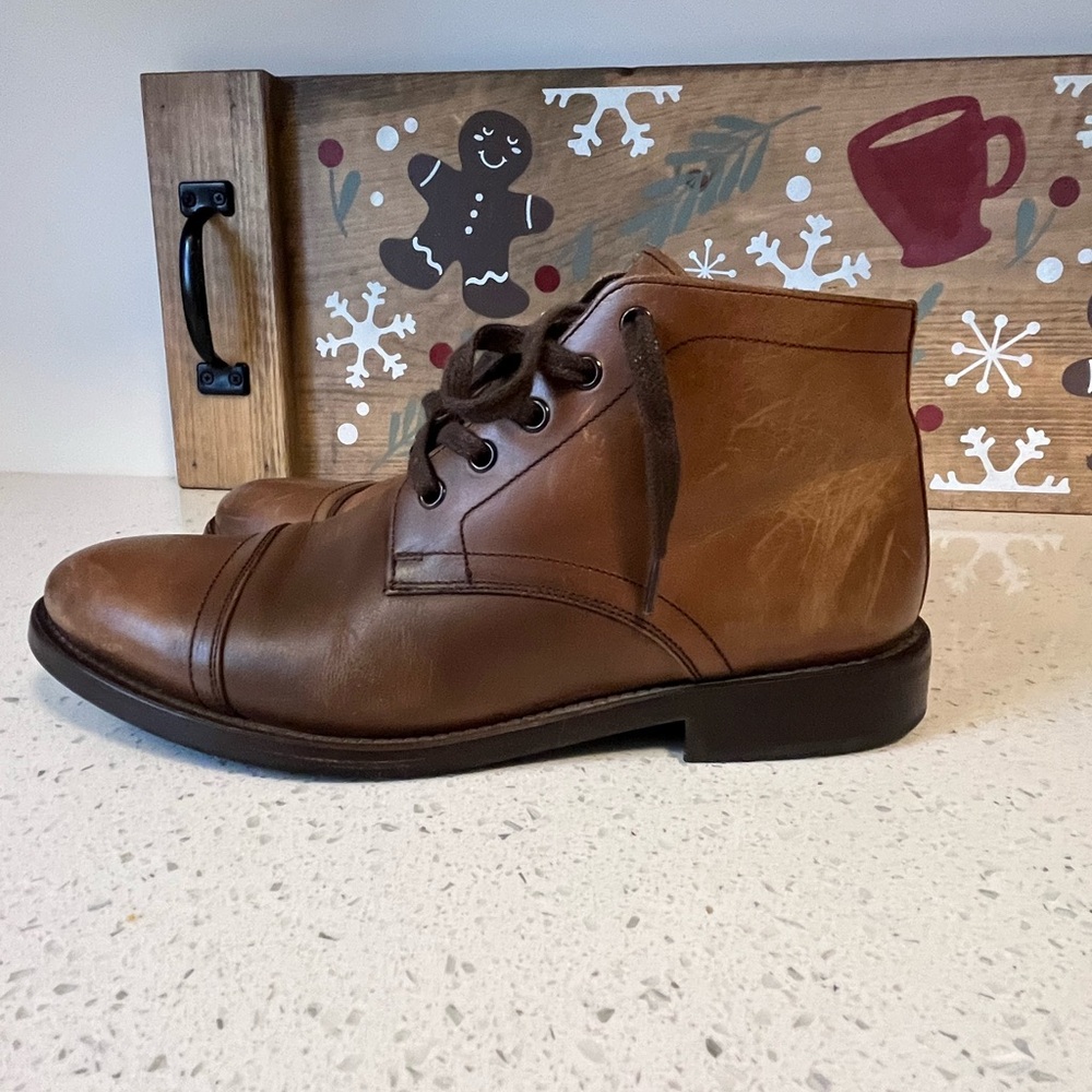 Men’s Thursday Cadet Boots. Walnut. Size 9